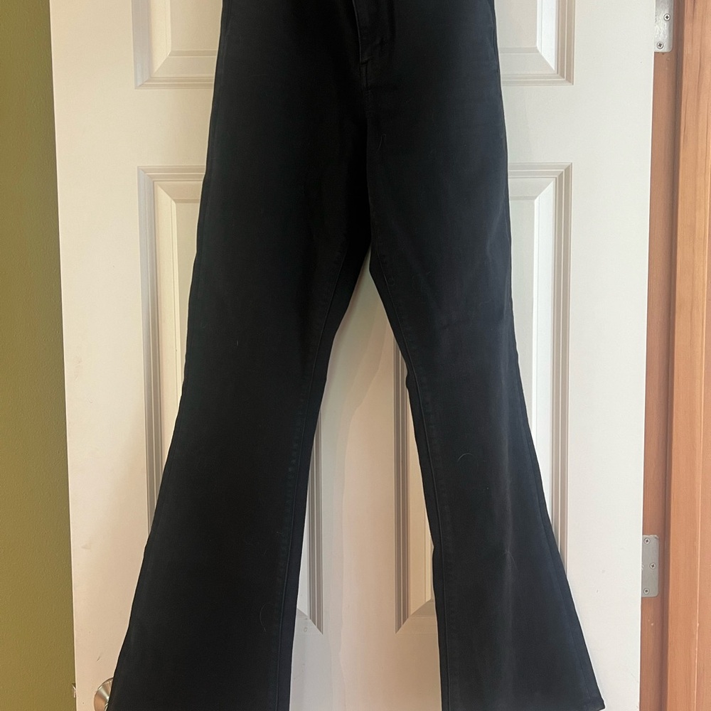 American Eagle Outfitters Black Flare Pants